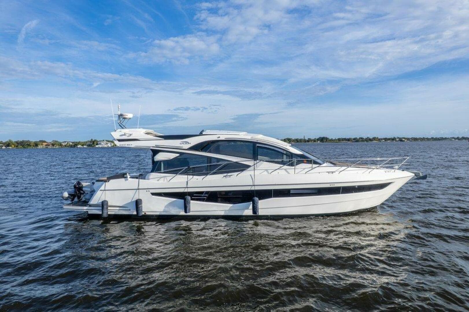 Galeon 58 560 Sky Nuckingfuts- Starboard Profile
