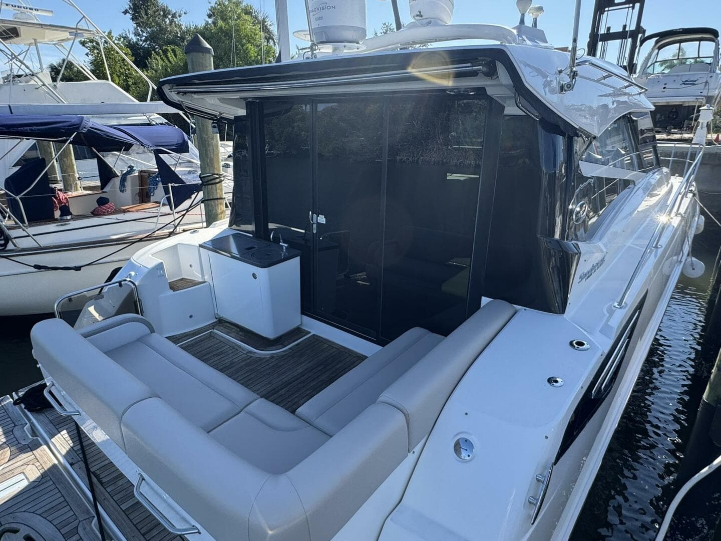 2016 Sea Ray 470 Sundancer 'Lopez Cove II' - Aft Seating