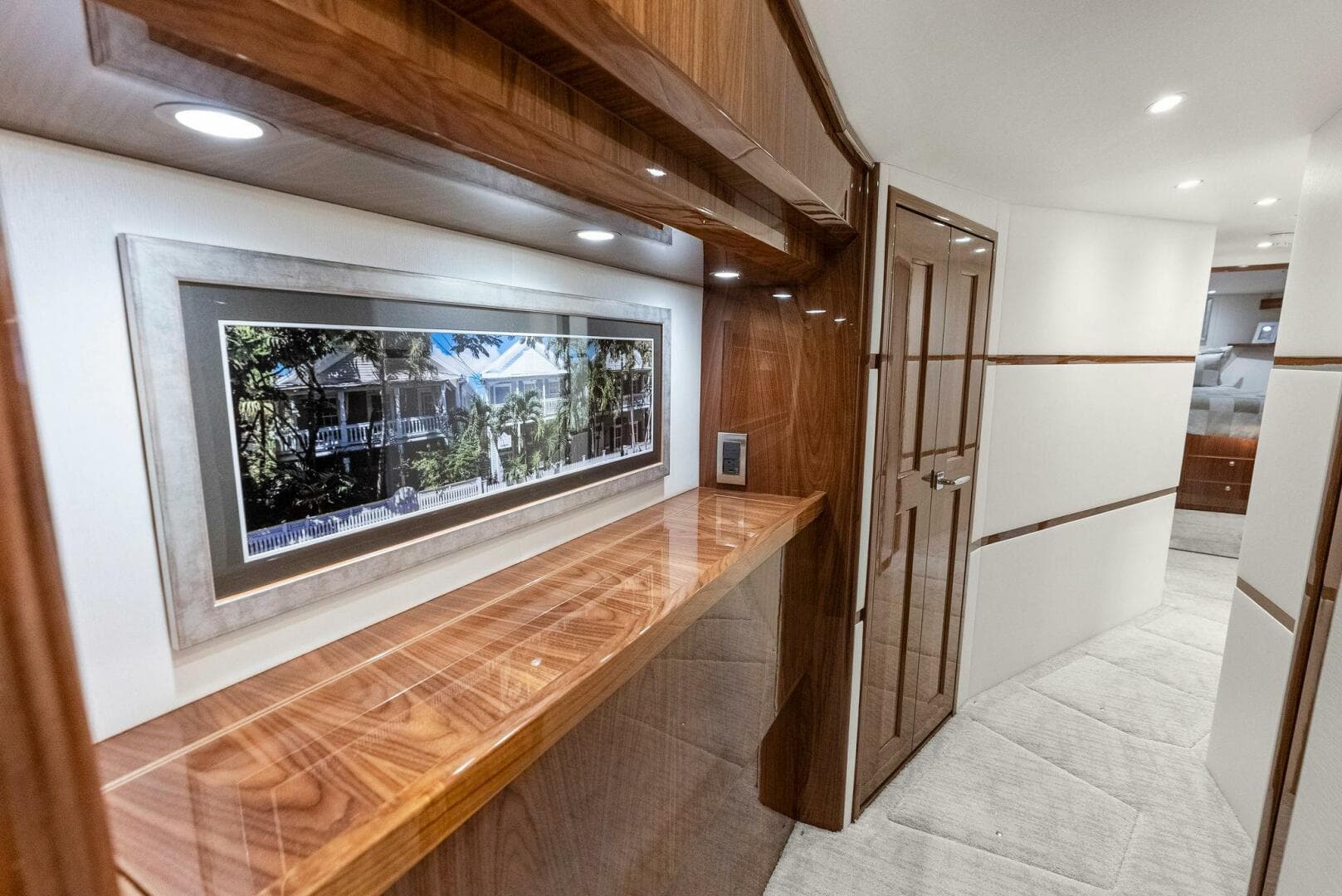 2022 Viking 68 Enclosed Bridge- PIPE DREAM- Companionway