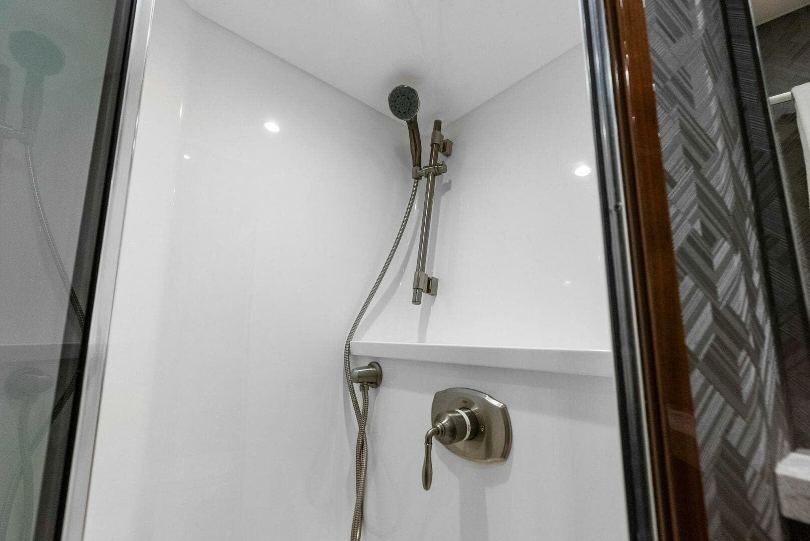 2022 Viking 68 Enclosed Bridge- PIPE DREAM- Forward Stateroom Head