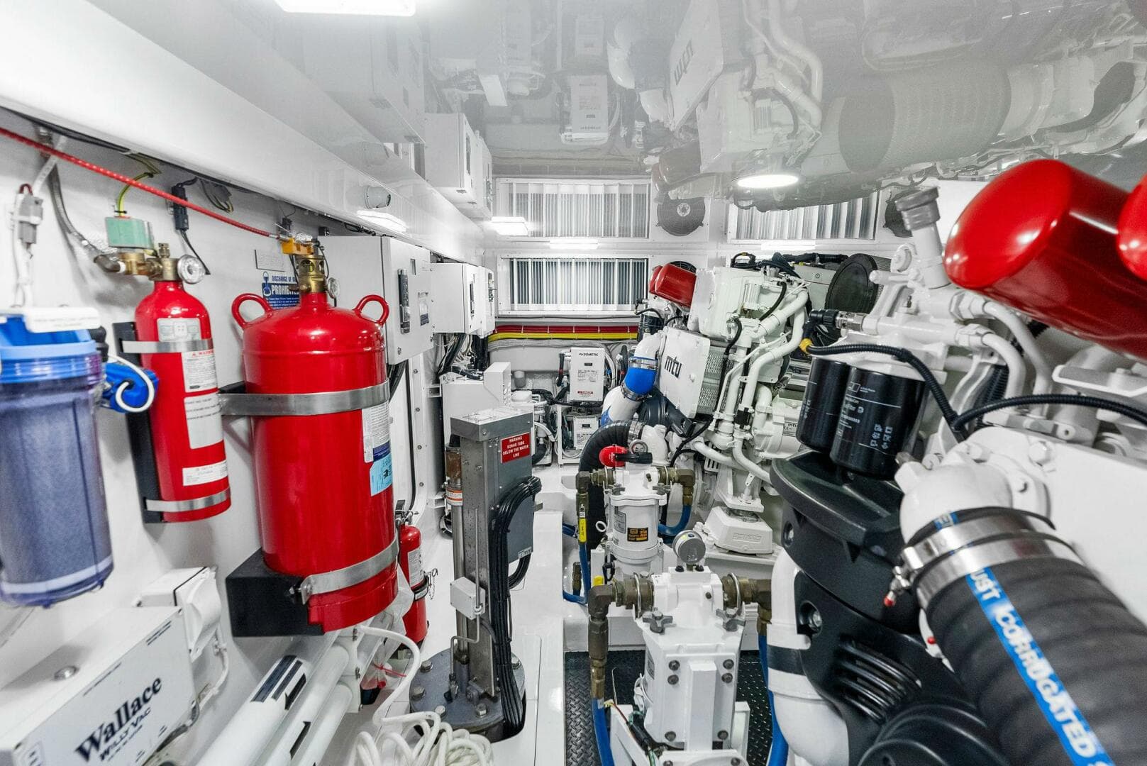 2022 Viking 68 Enclosed Bridge- PIPE DREAM- Engine Room