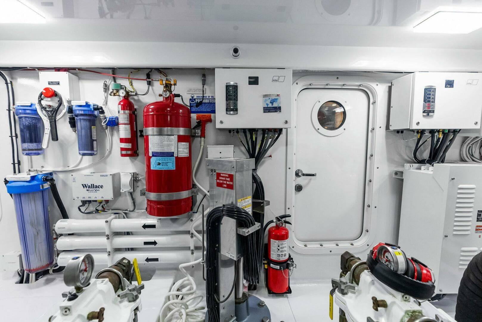 2022 Viking 68 Enclosed Bridge- PIPE DREAM- Engine Room