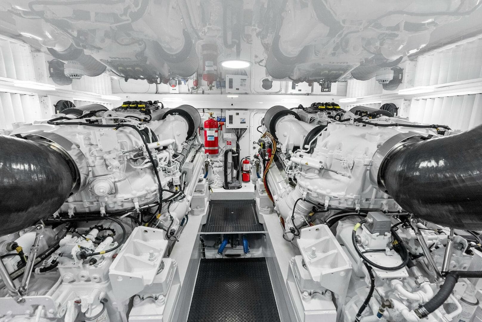 2022 Viking 68 Enclosed Bridge- PIPE DREAM- Engine Room