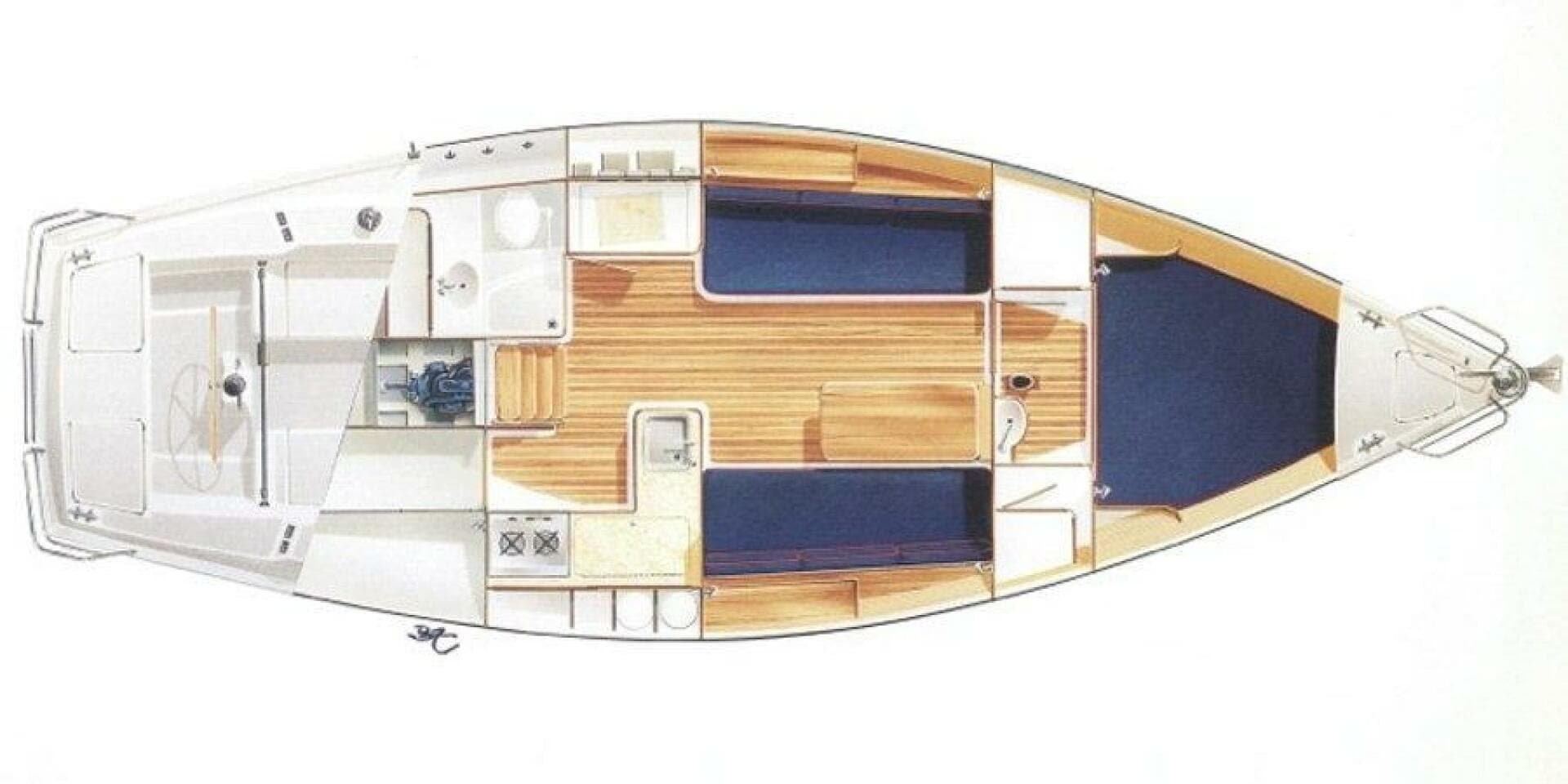 1998 J/32 - Layout