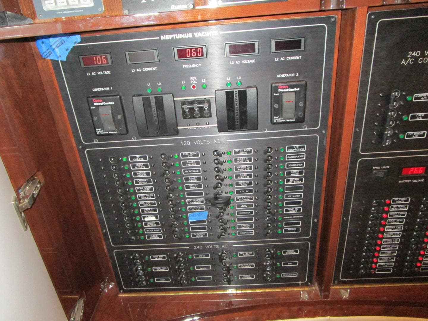 Companionway AC Panel