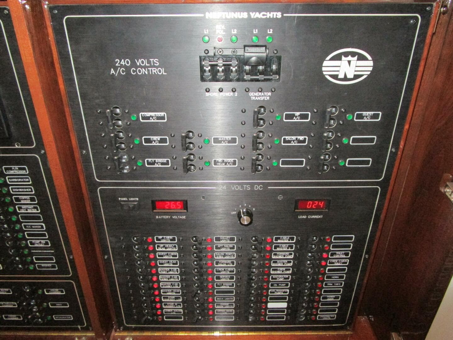 Companionway DC Panel