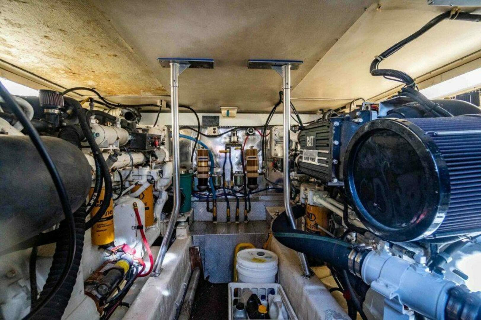 Ocean Yachts 56 TUNAR - Engine Room 