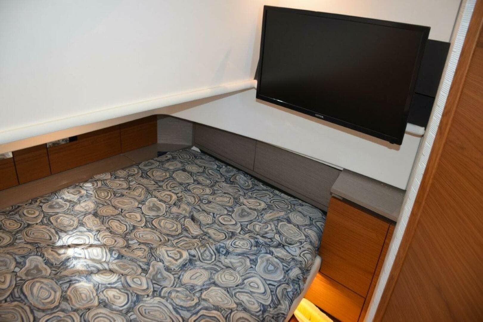 Air Conditioned Cabin With Full Berth And Wall Mounted TV