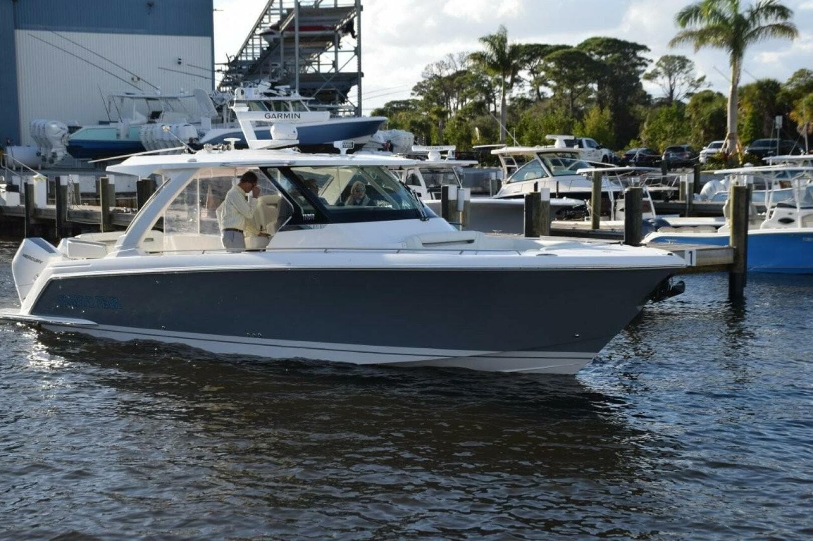 Joystick And Bow Thruster Give Many Options For Tight Quarters Maneuvering