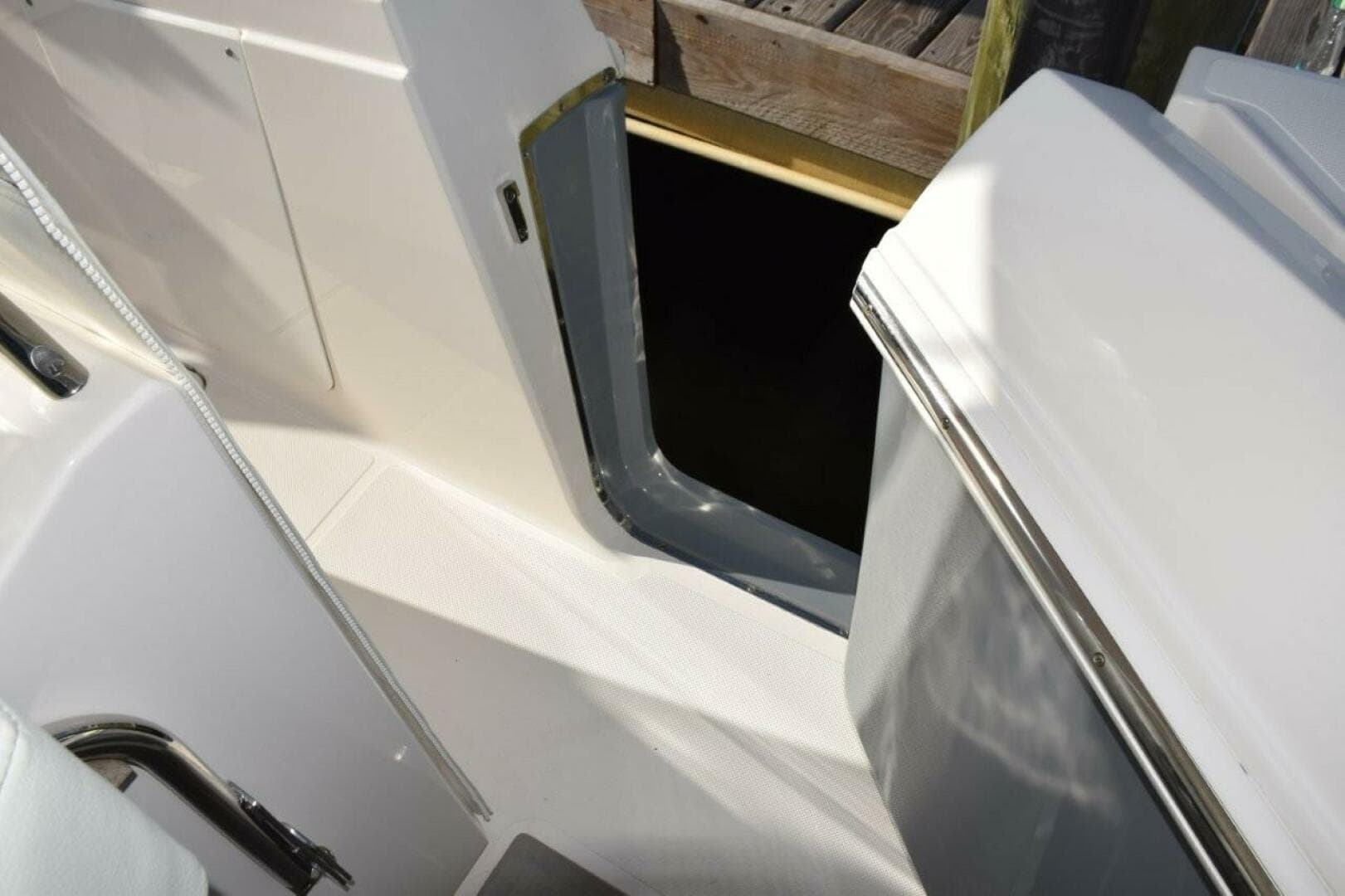 Floating Dock Entry Gate Opens Inwards On Port Side