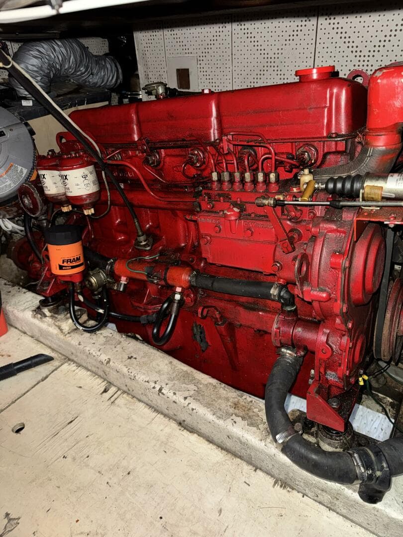 44' Marine Trader Port Engine