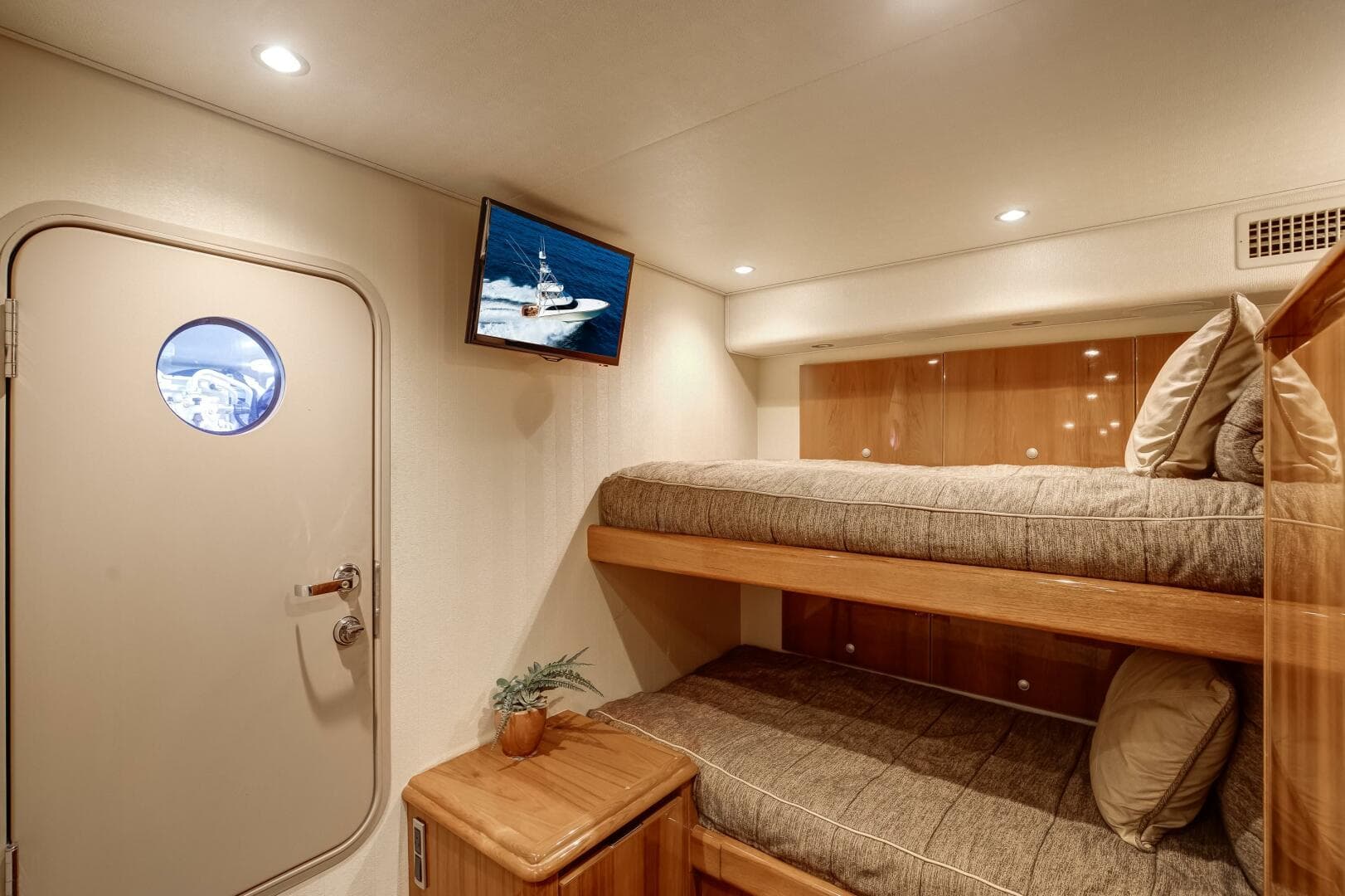 Viking 70 Convertible - Stateroom, Over/Under Berths