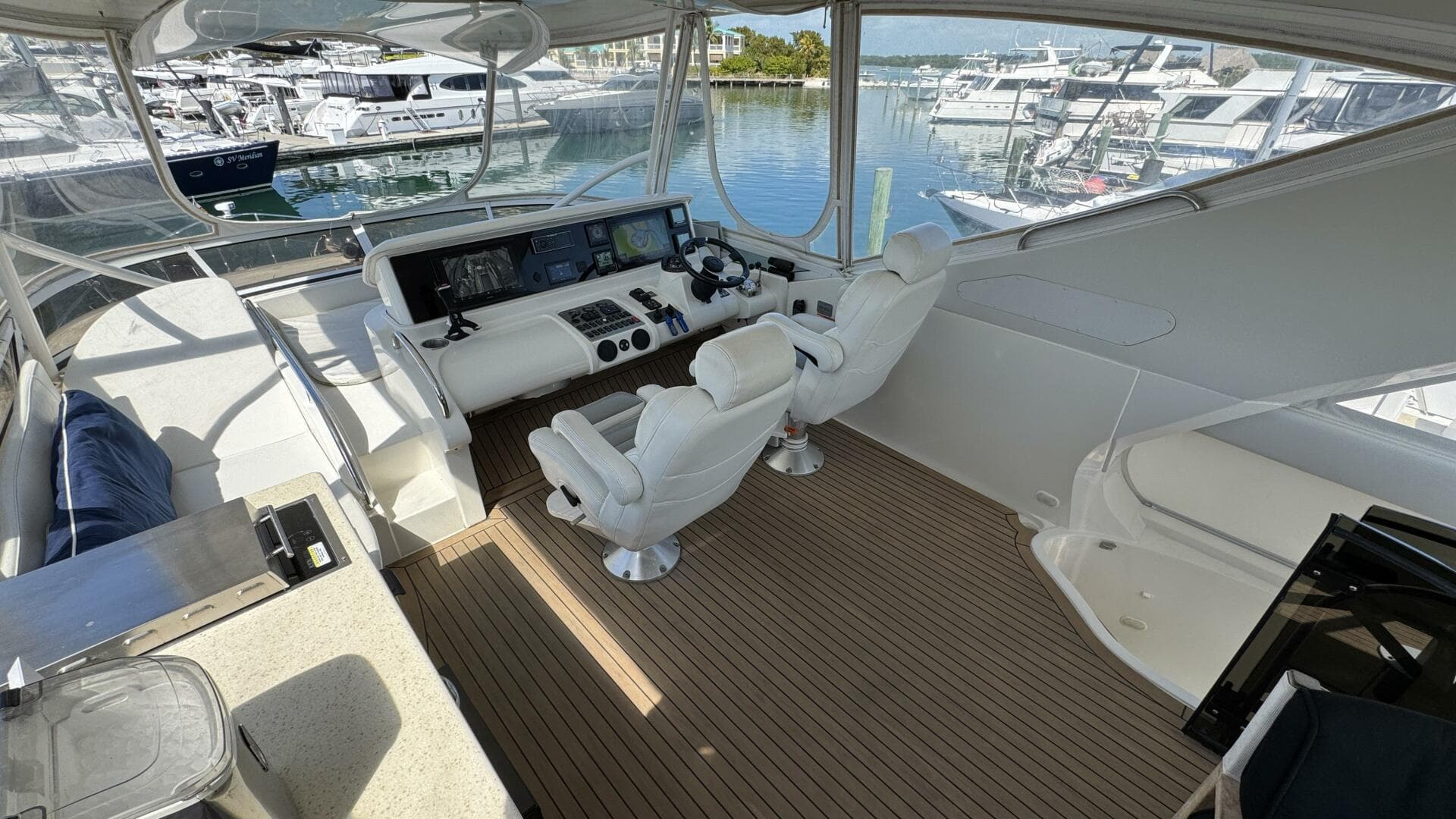 Flybridge Looking Starboard