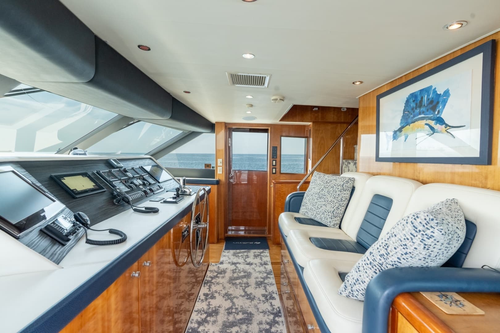 2000 Hatteras 75 Sport Deck