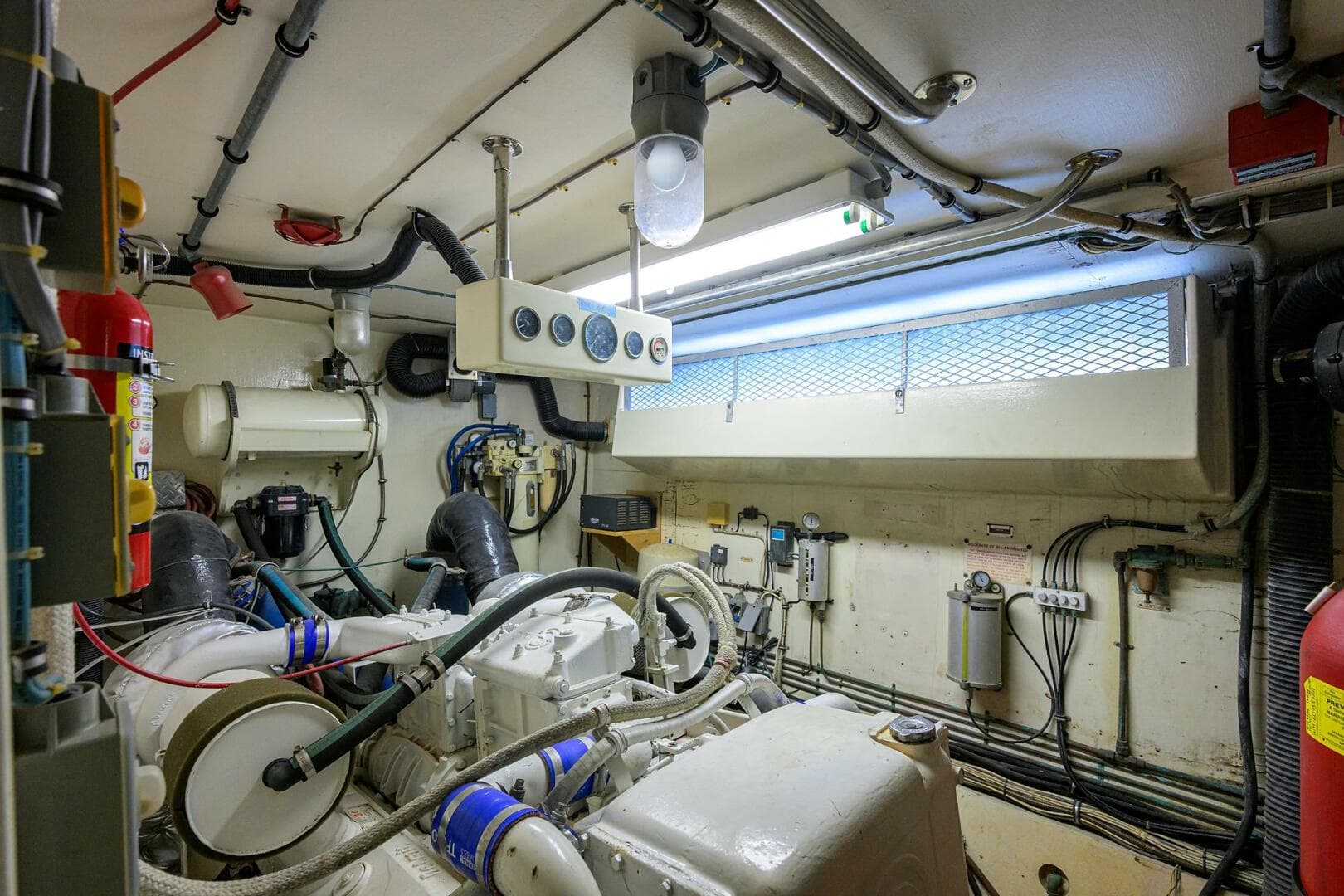 Hatteras 63 - Phantom - Engine Room