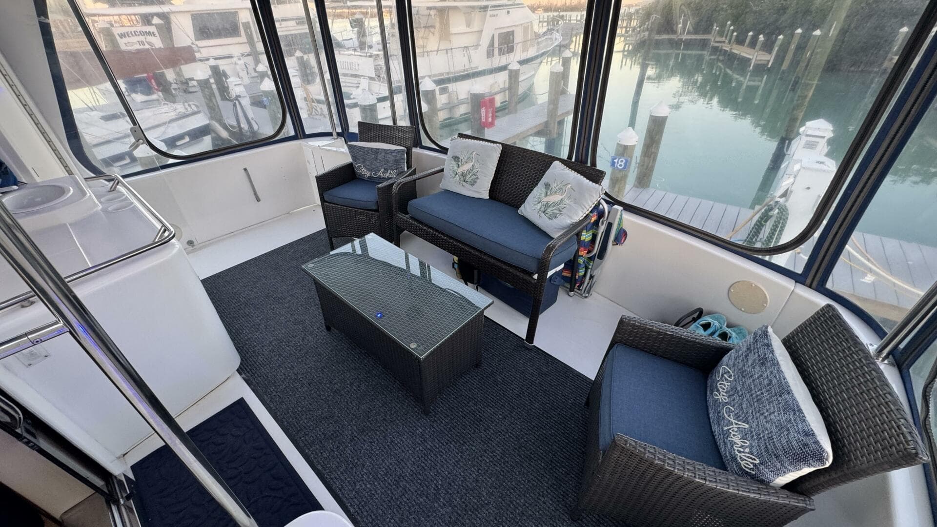 Aft Sun Deck Looking Starboard