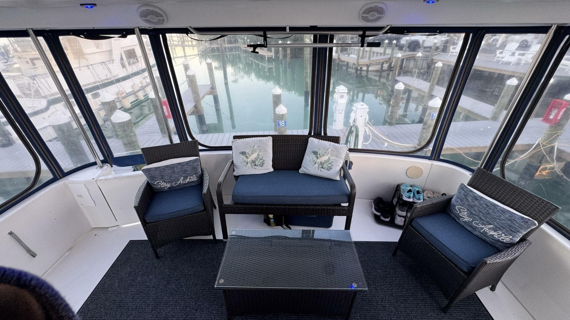 Aft Sun Deck Looking Aft