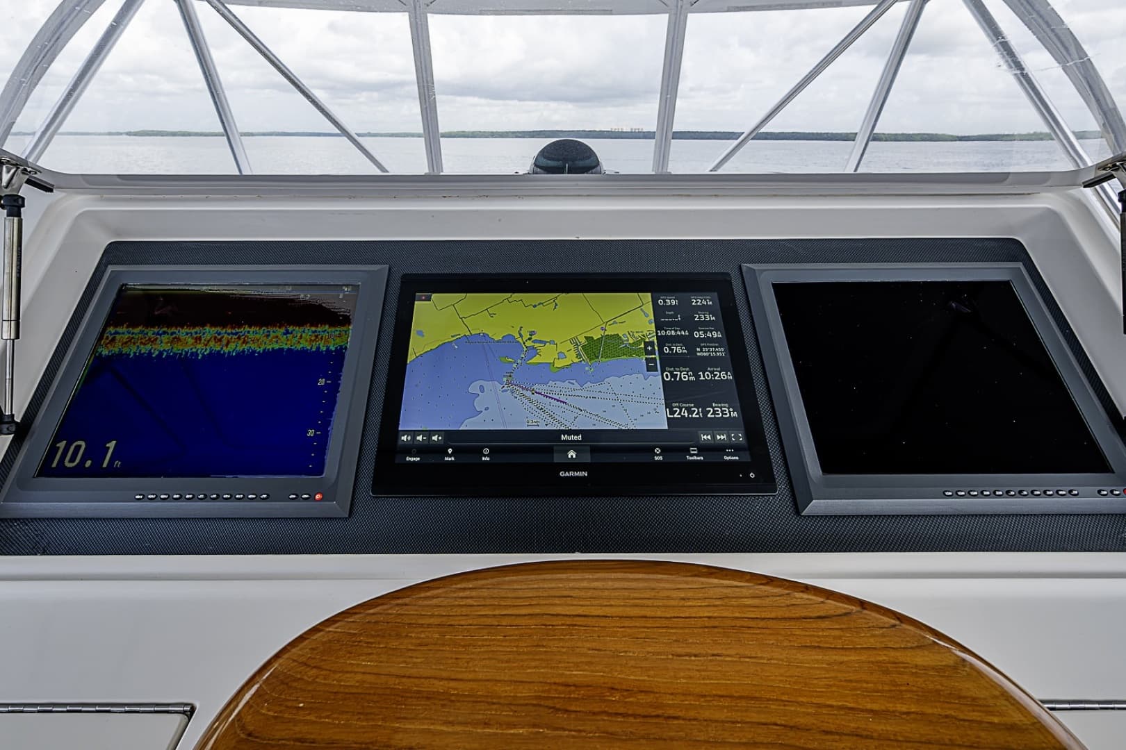 Viking 64 BIG BLUE - Flybridge Helm