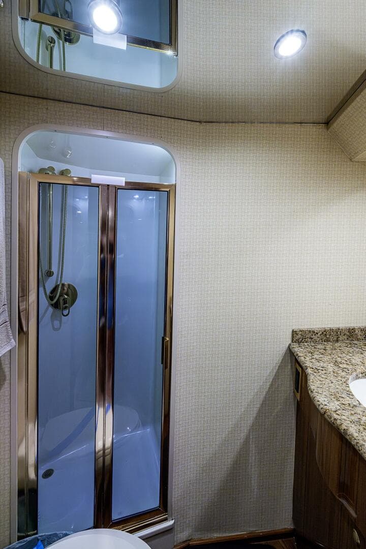 Viking 64 - Big Blue - Forward Stateroom Head