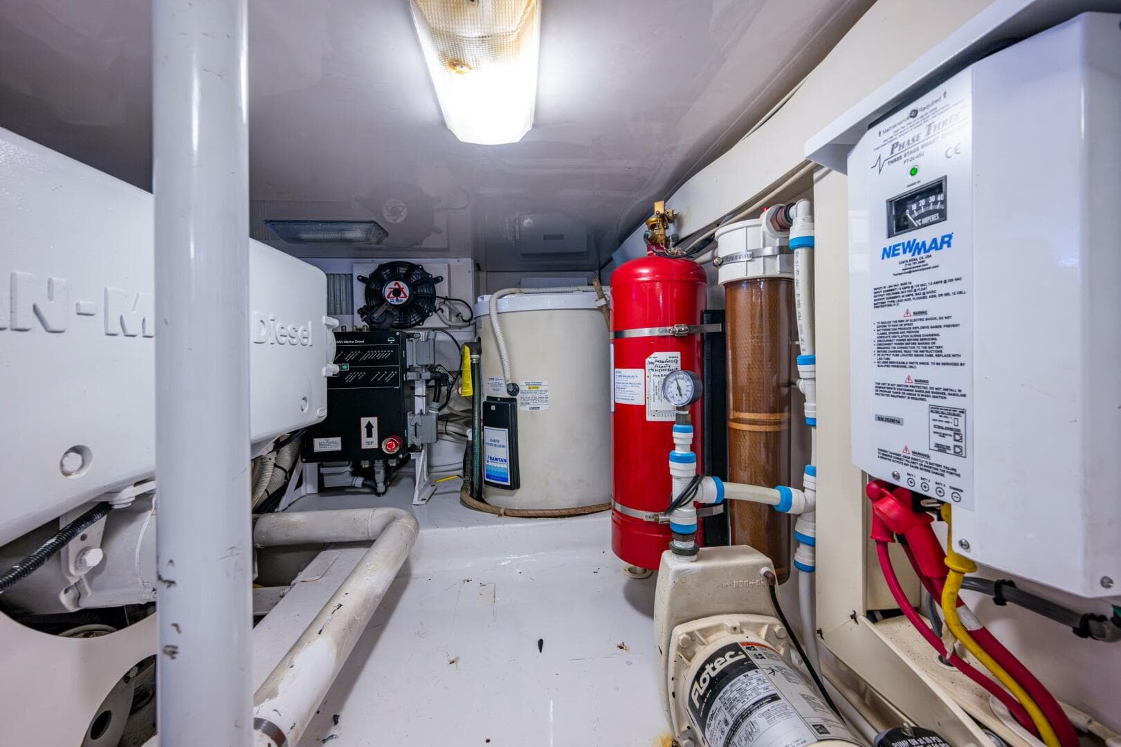 Viking 48 - Sweet Melissa - Engine Room