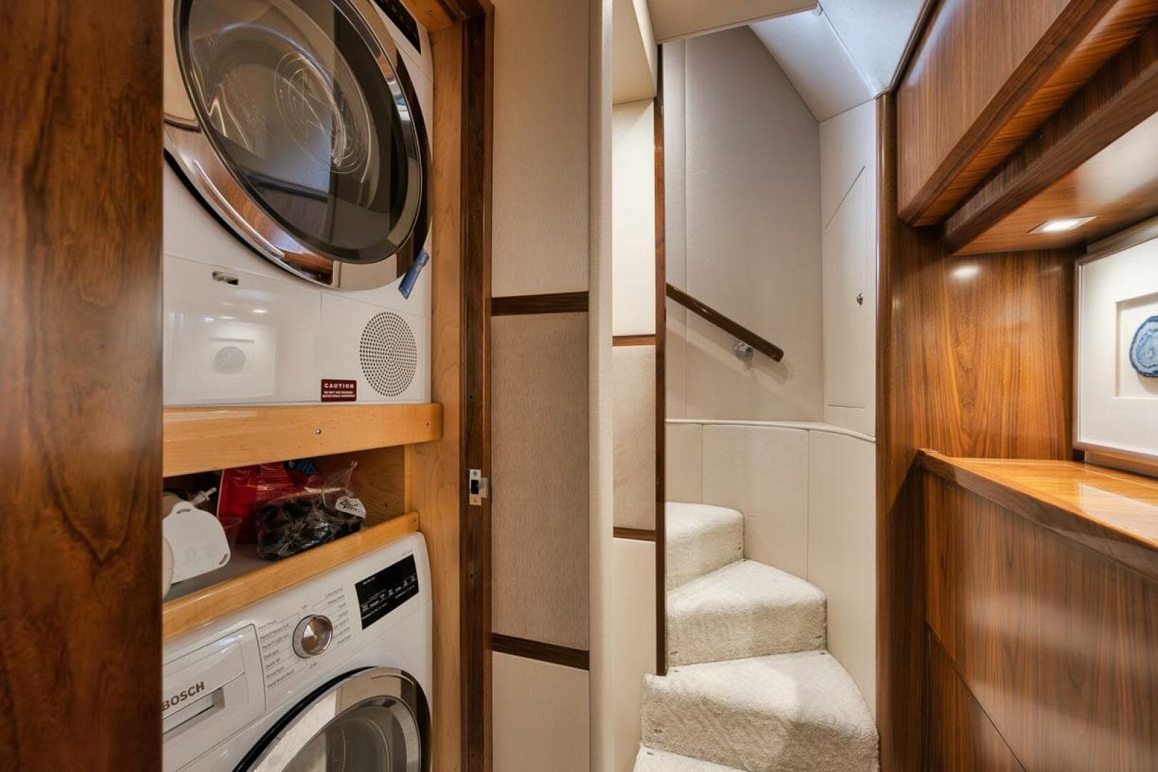 Viking 68 JO-LI - Interior Companionway/Laundry