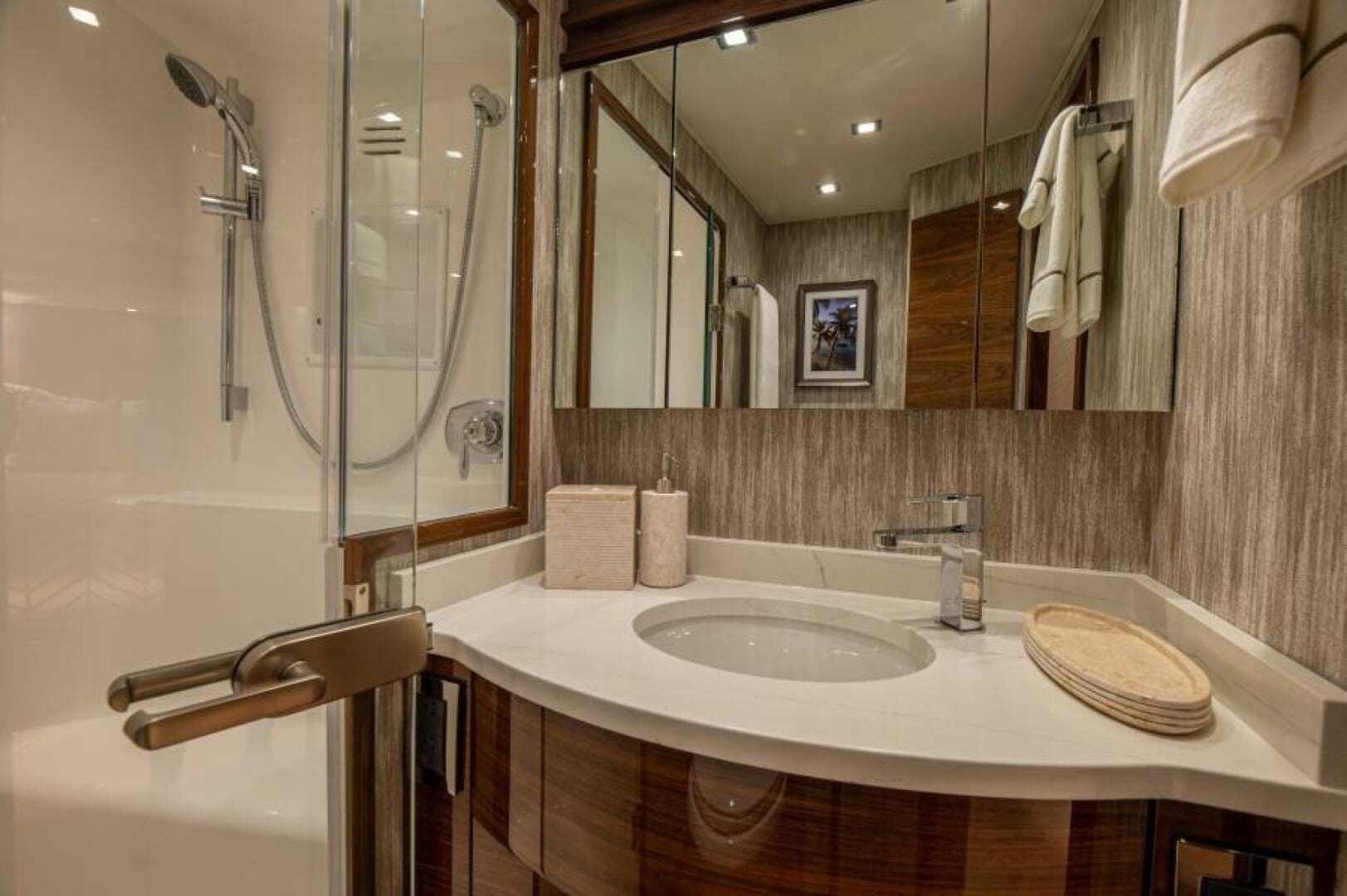 2023 Viking 64 Convertible Master Stateroom Head