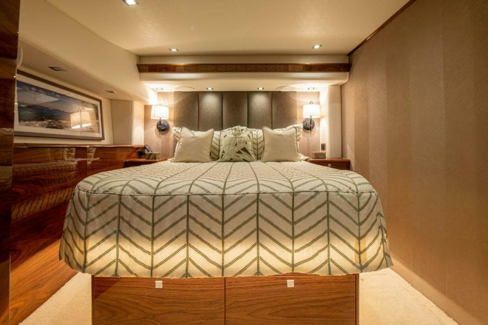 2023 Viking 64 Convertible Master Stateroom