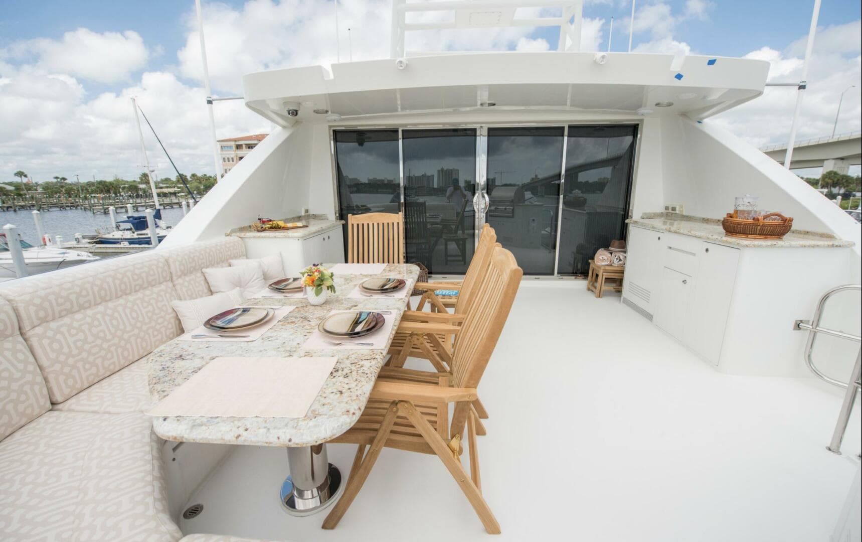 Cheoy Lee 95 FOOTLOOSE - Skybridge Aft