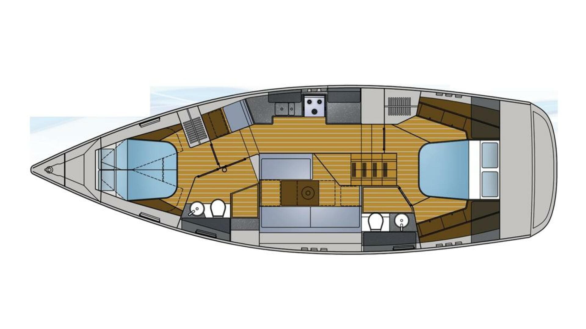 Southerly 420 layout