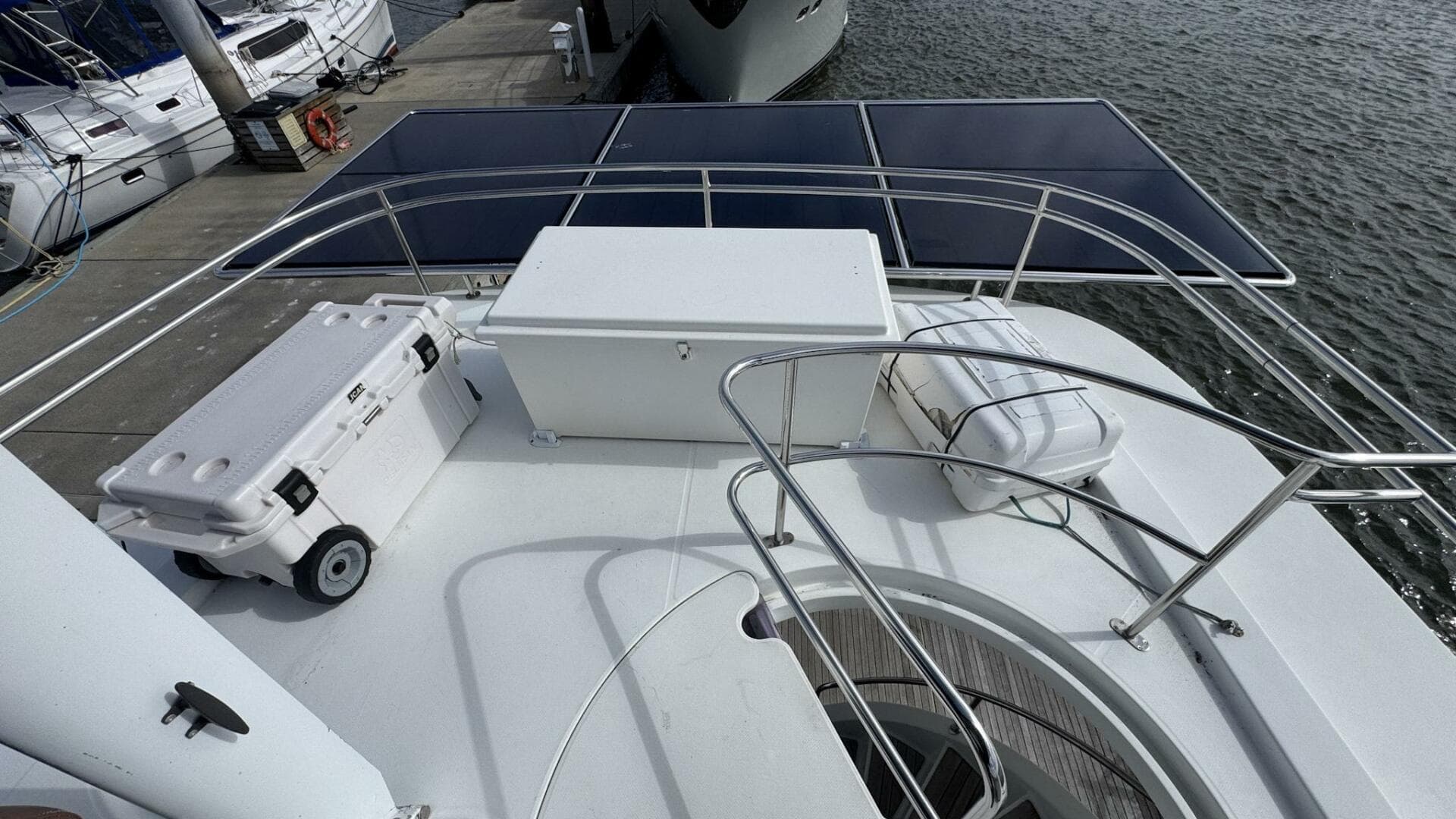 Flybridge Looking Aft