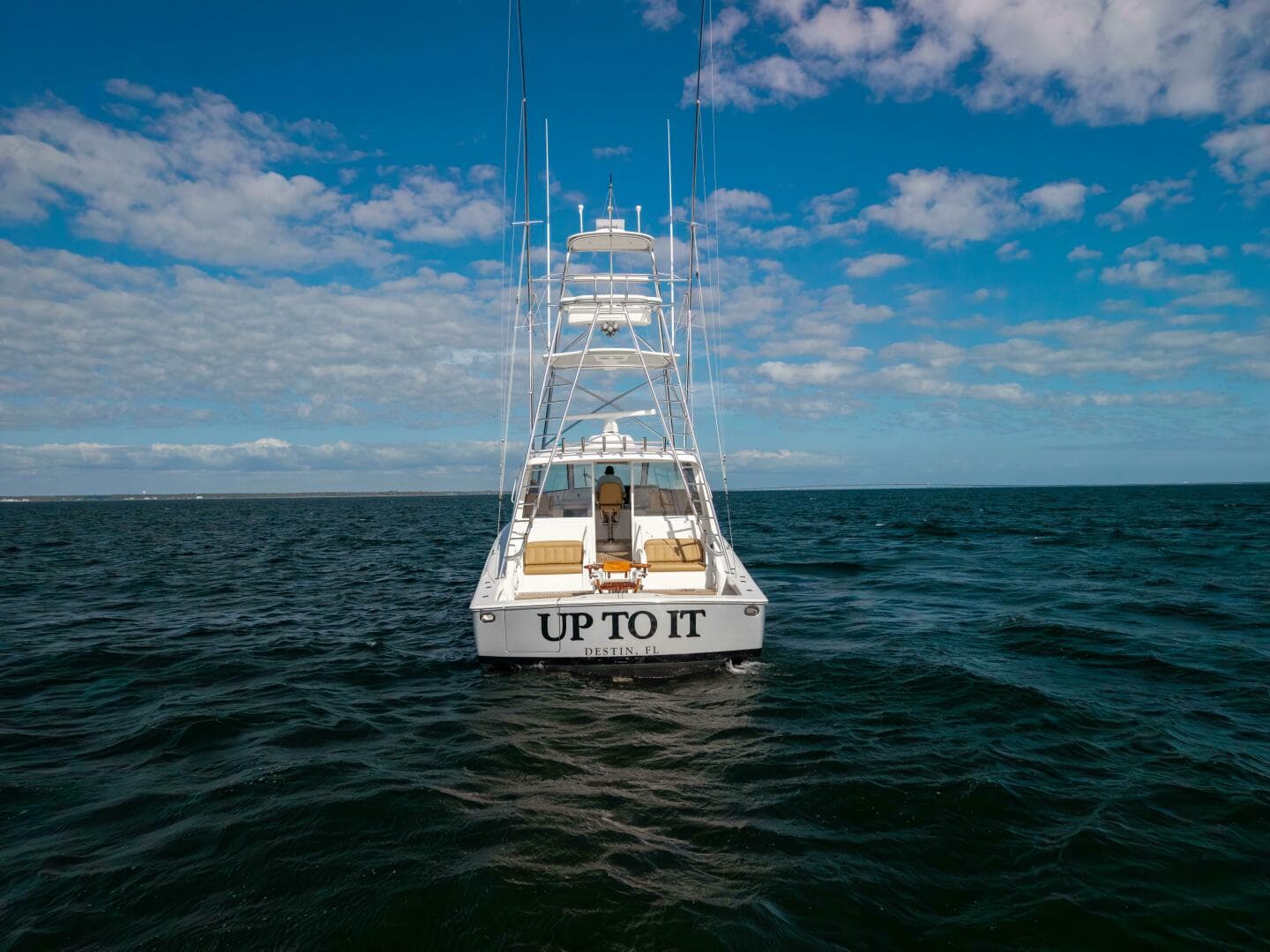 2015 Viking 52 Sport Tower- UP TO IT- Transom