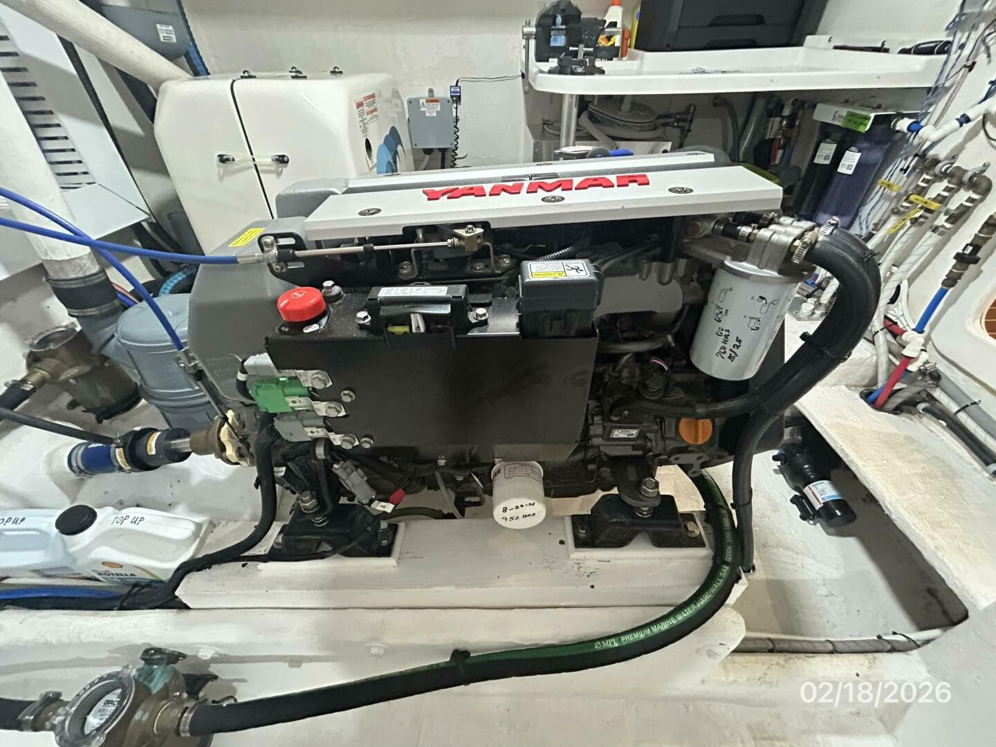 37' Great Harbour port main engine1