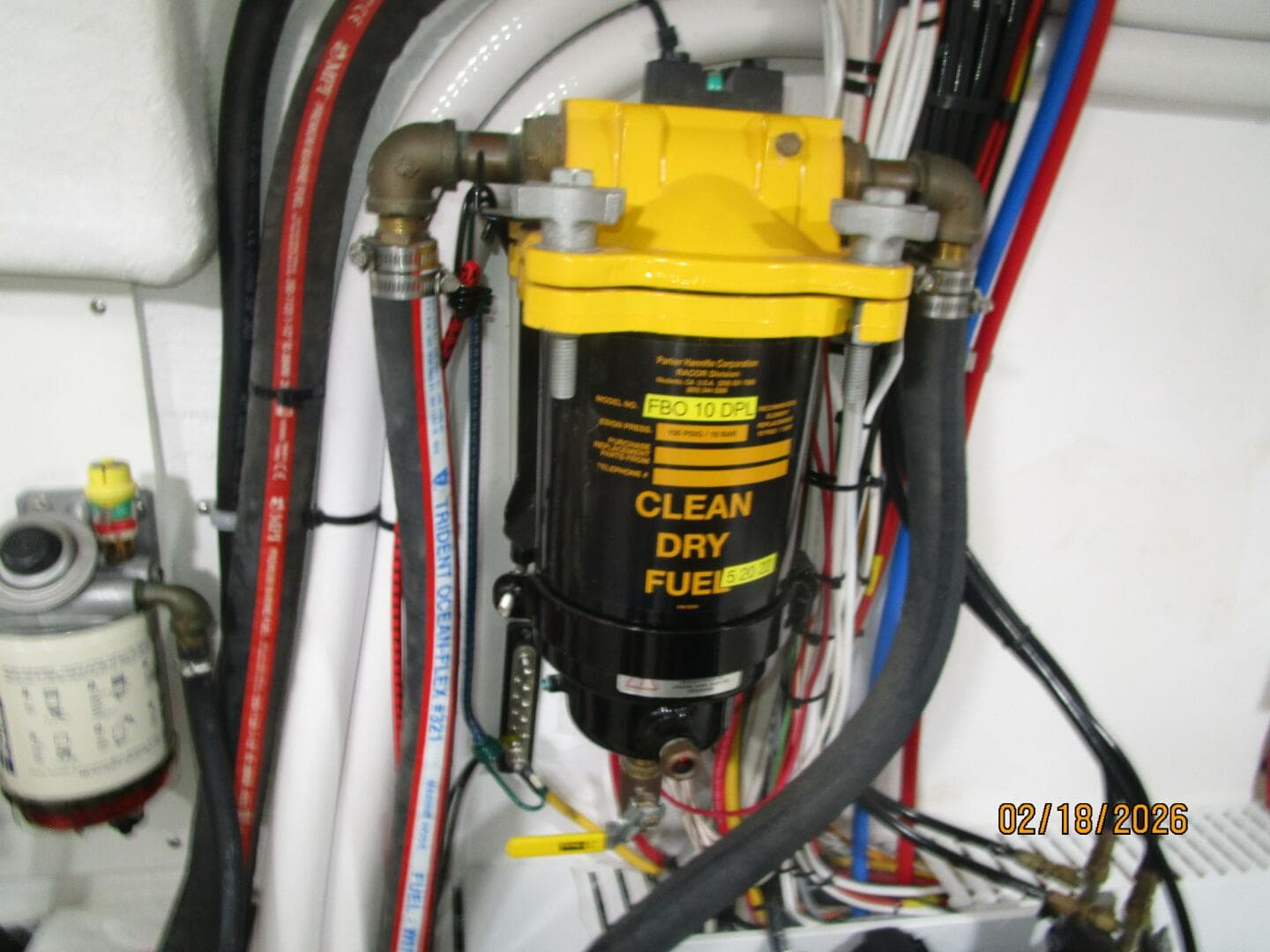 37' Great Harbour fuel polishing system