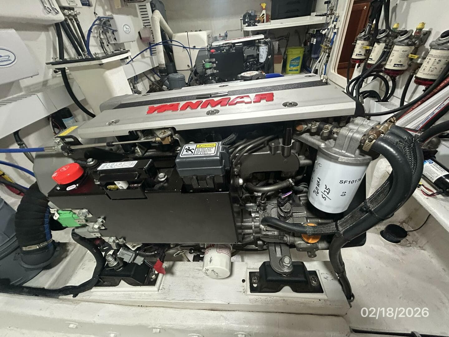 37' Great Harbour starboard main engine1