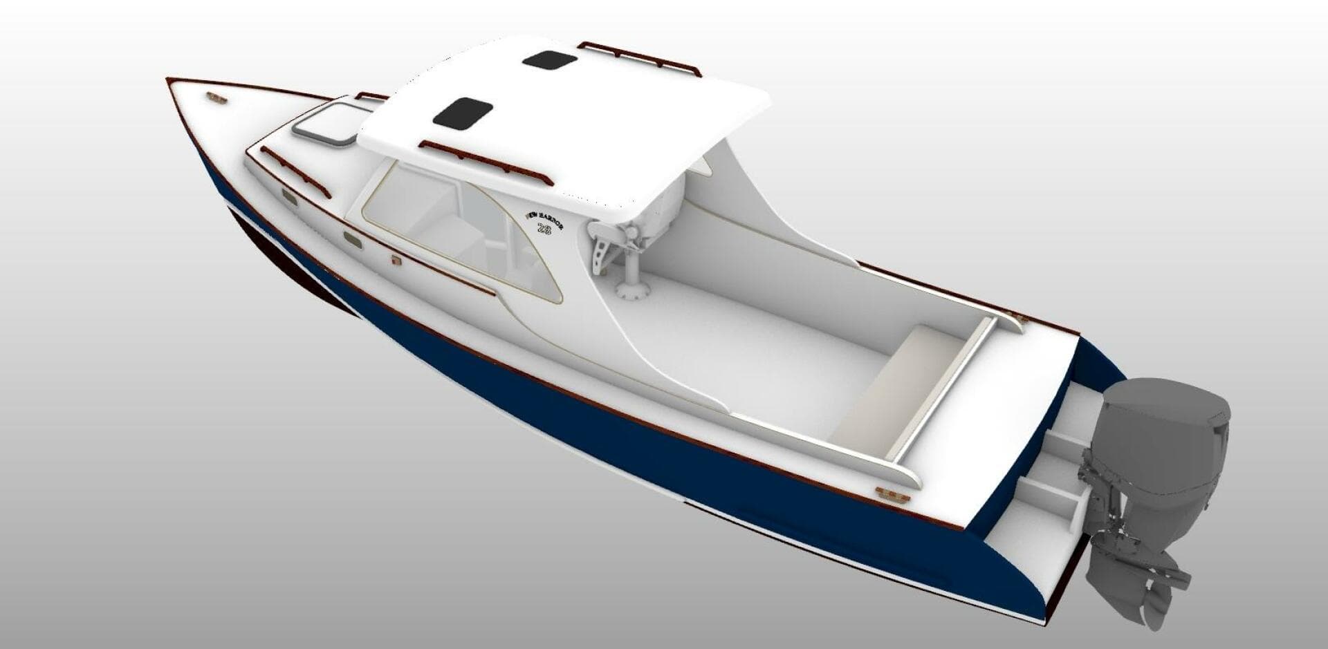 2026 New Harbor Boats 28 Hard Top