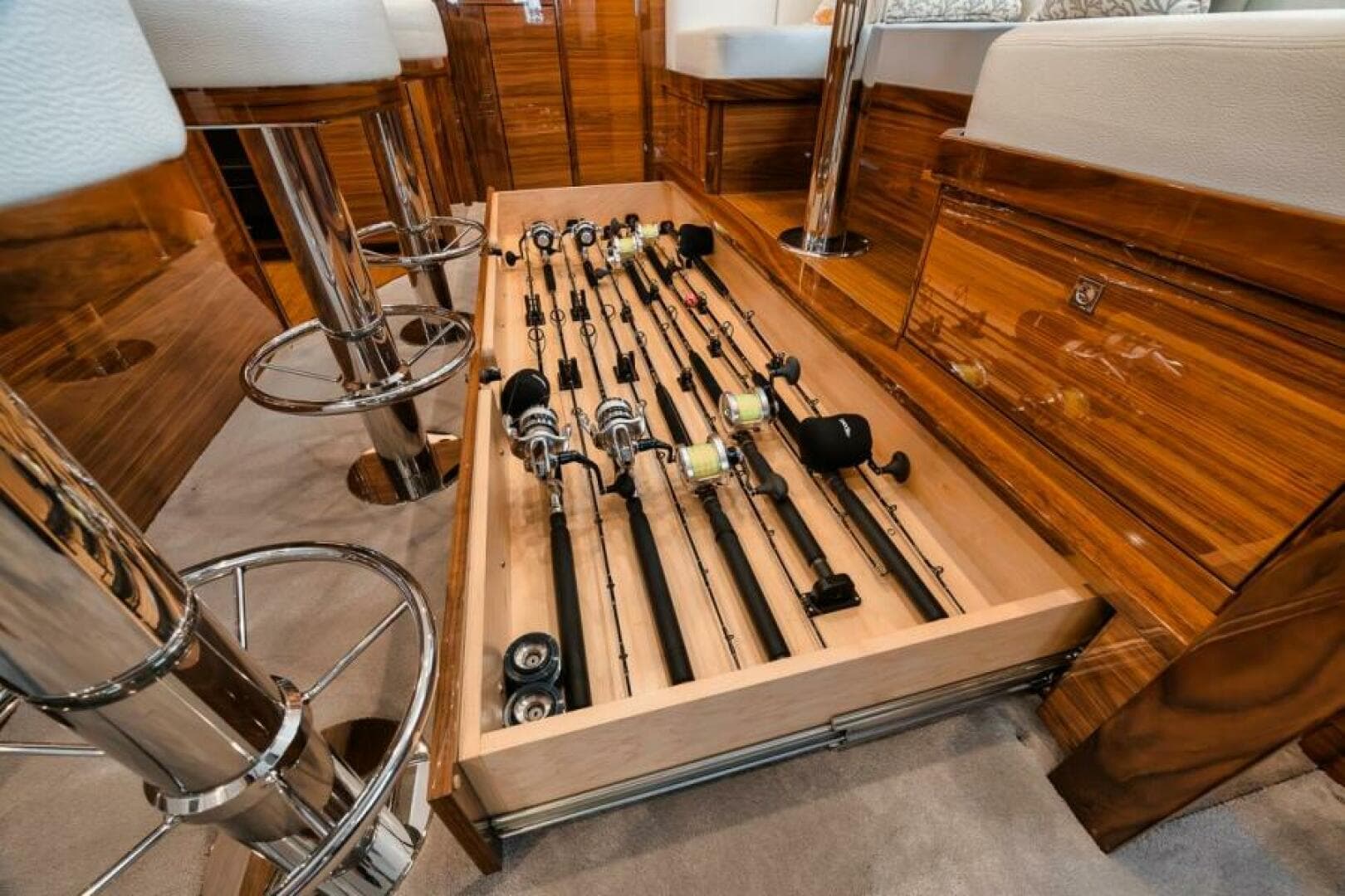 Viking 72 Skybridge - Chelsea -Rod Storage