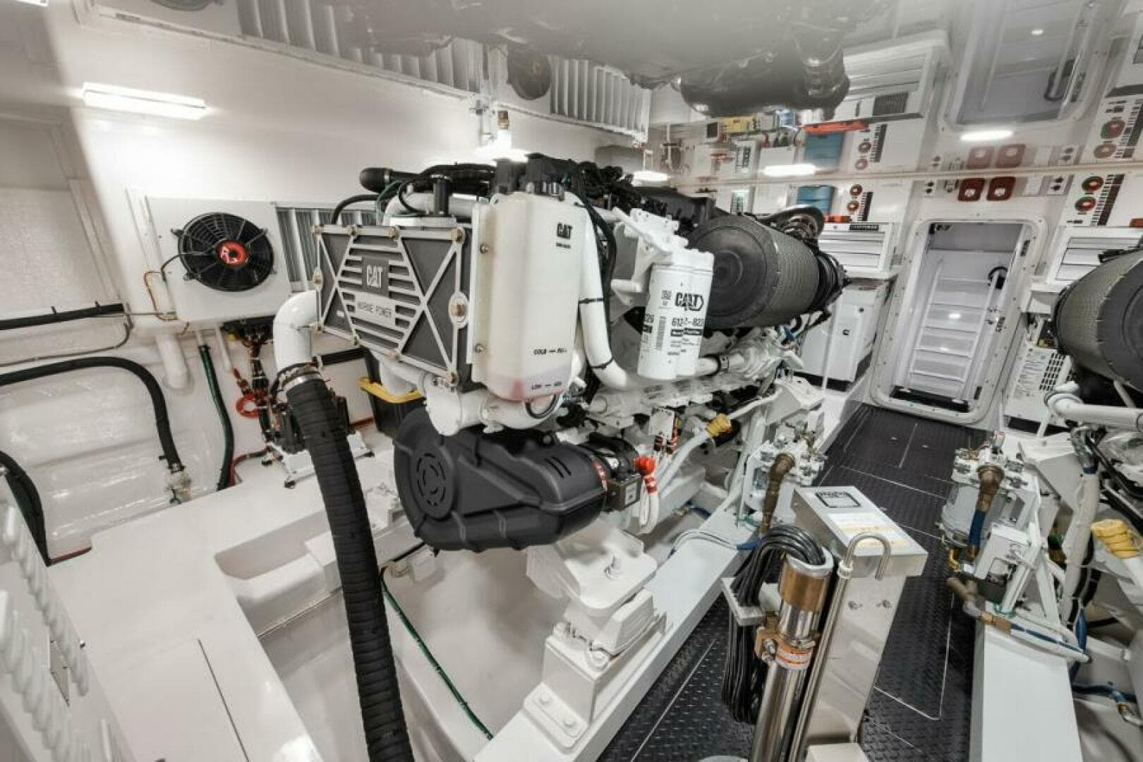 Viking 72 Skybridge - Chelsea -Engine Room