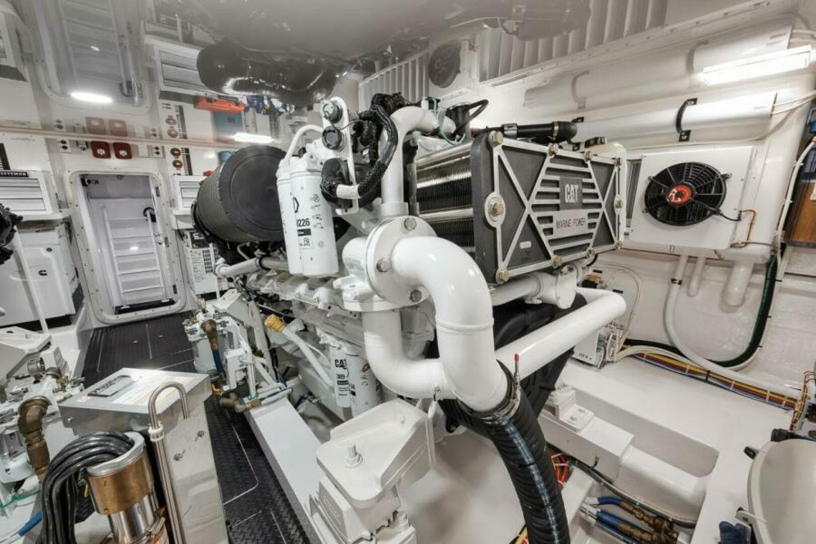 Viking 72 Skybridge - Chelsea -Engine Room