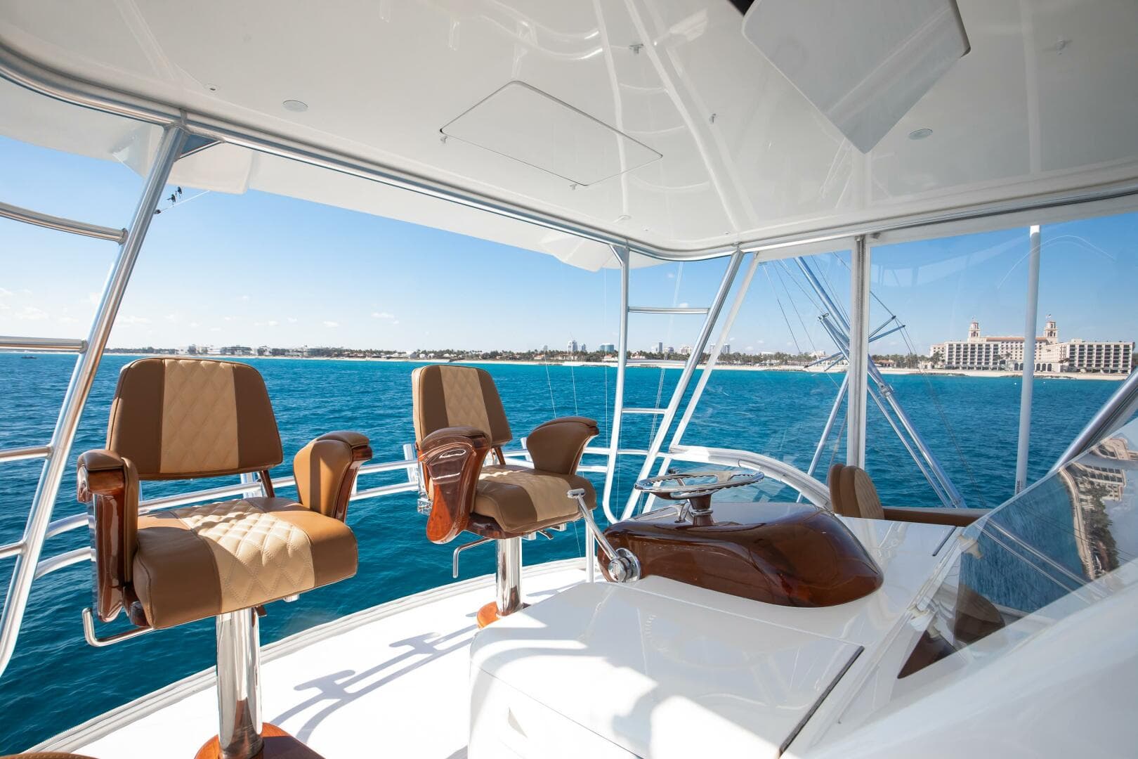 Viking 48 - Dorothy Marie - Flybridge Helm Seats