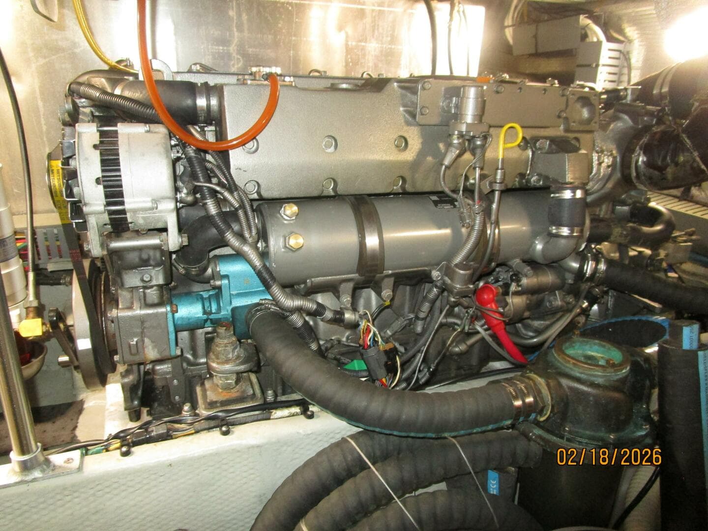 43' Mainship starboard main engine