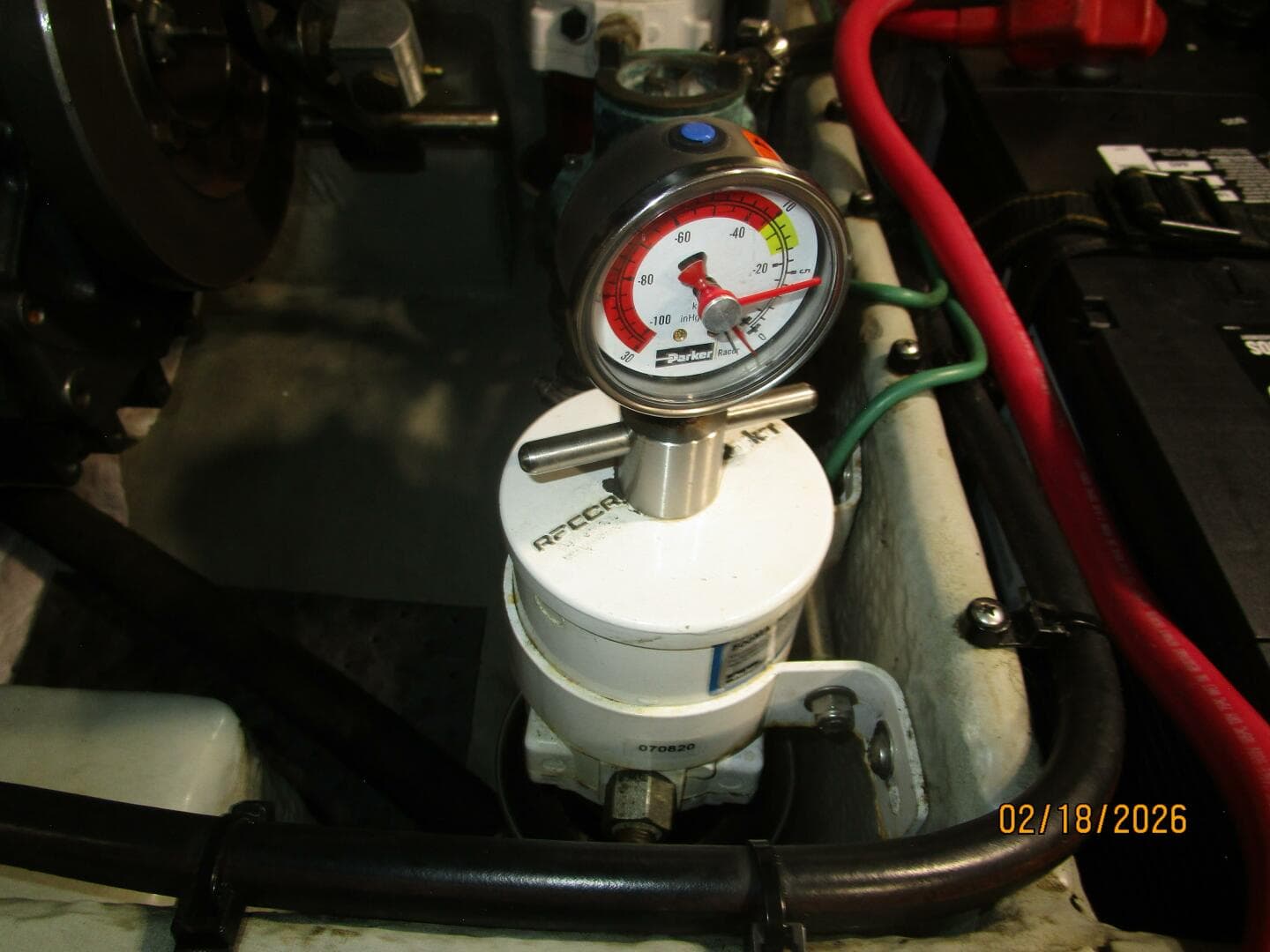 43' Mainship generator Racor fuel filter