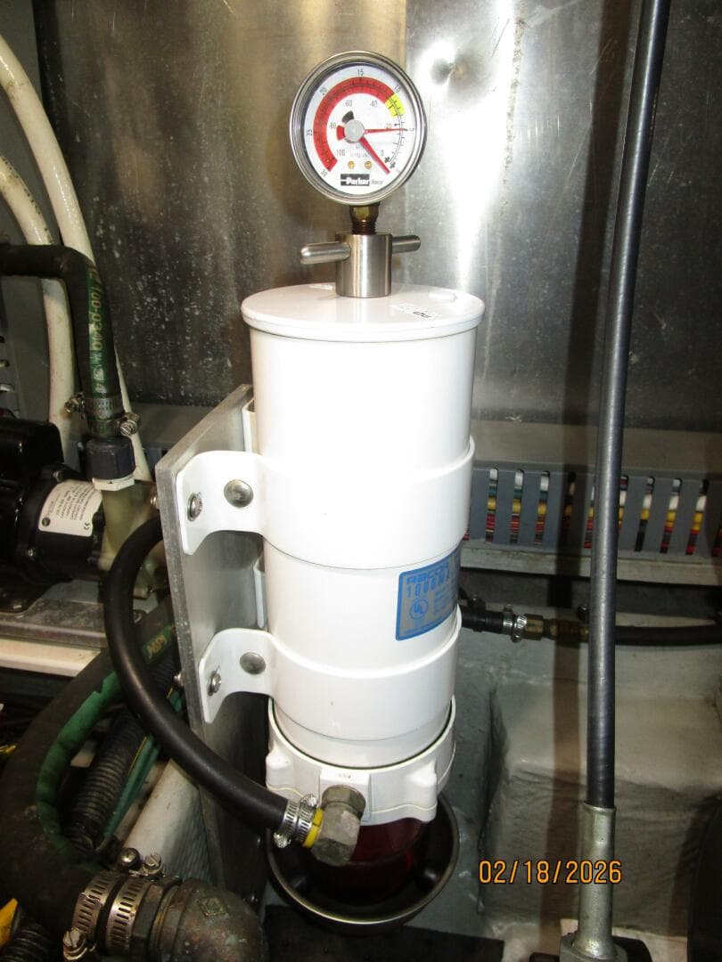43' Mainship starboard Racor fuel filter