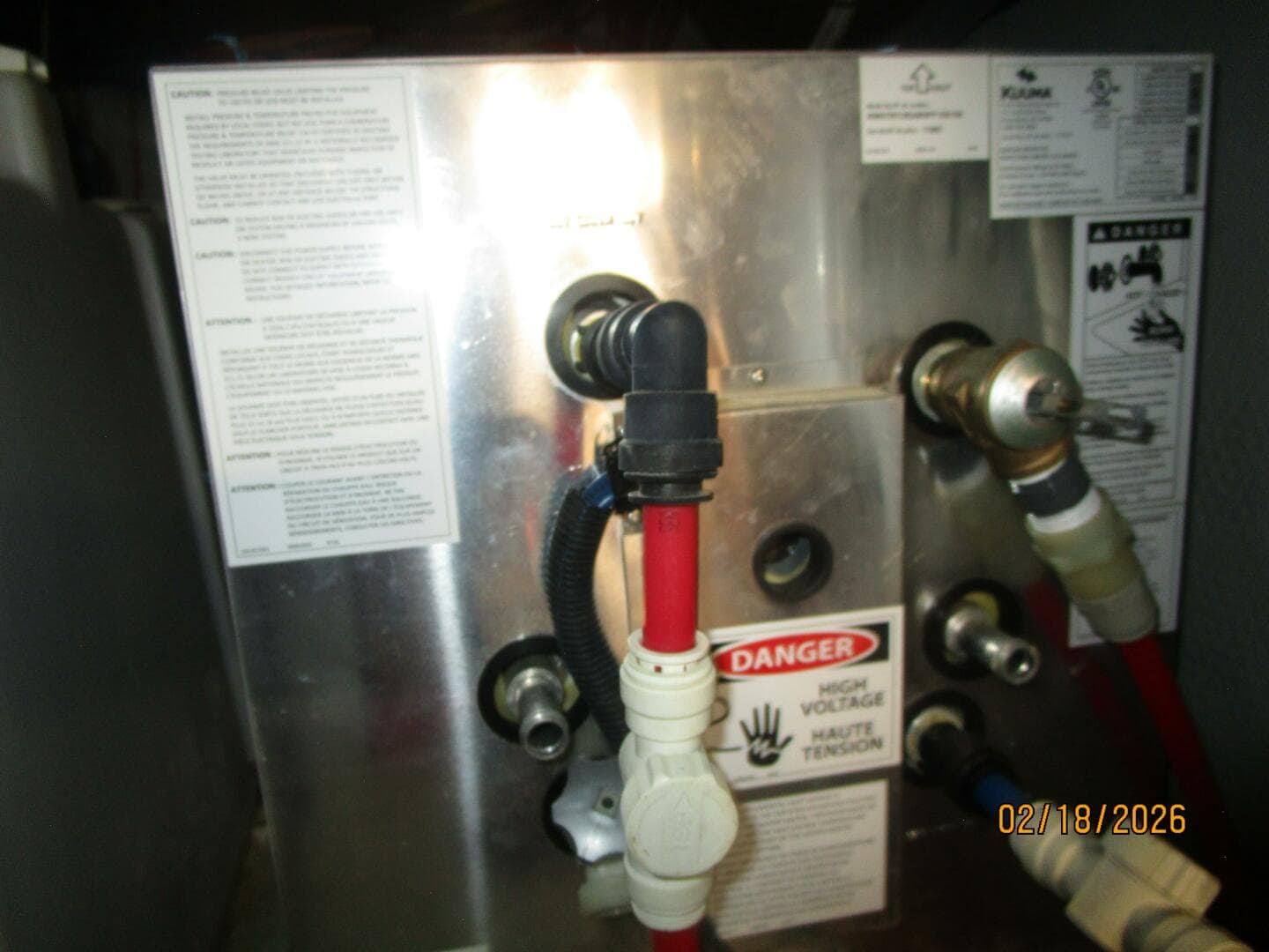 43' Mainship water heater