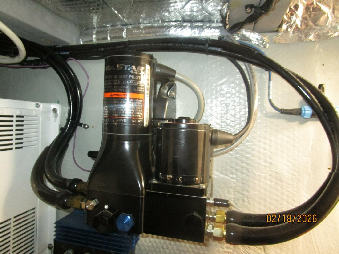 43' Mainship steering system