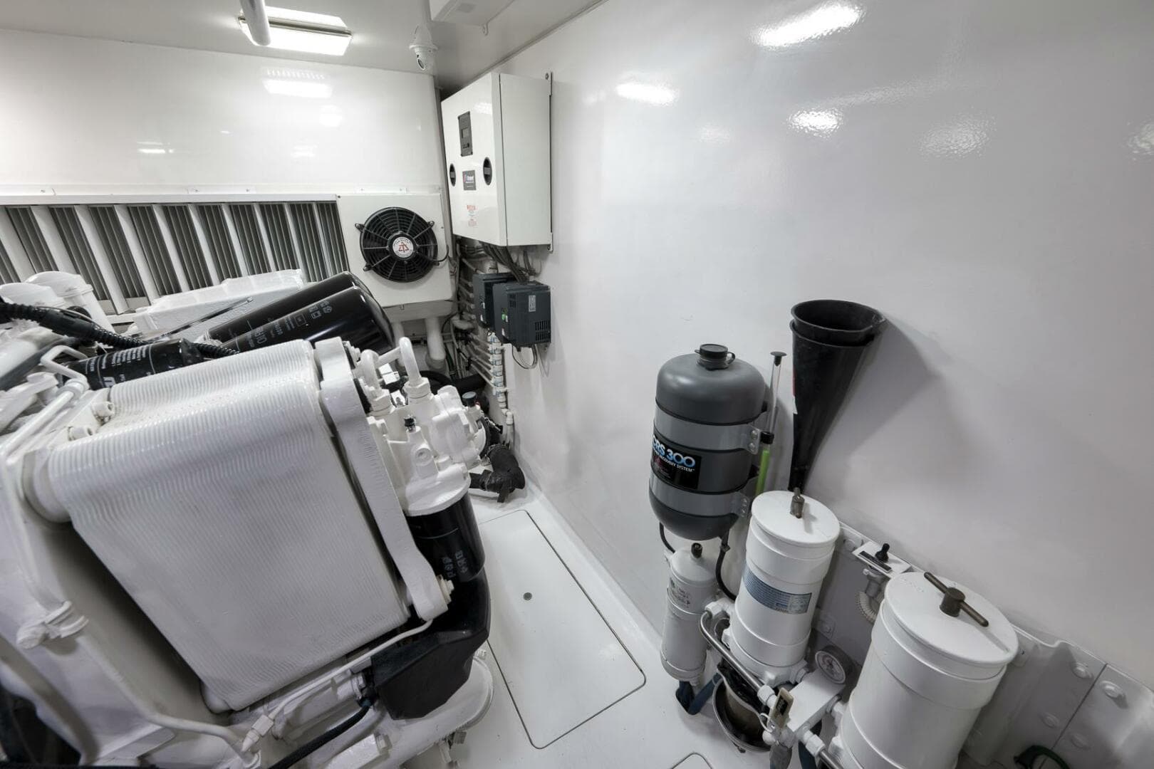 2011 Viking 76 Enclosed Bridge- TEUSEAS- Engine Room