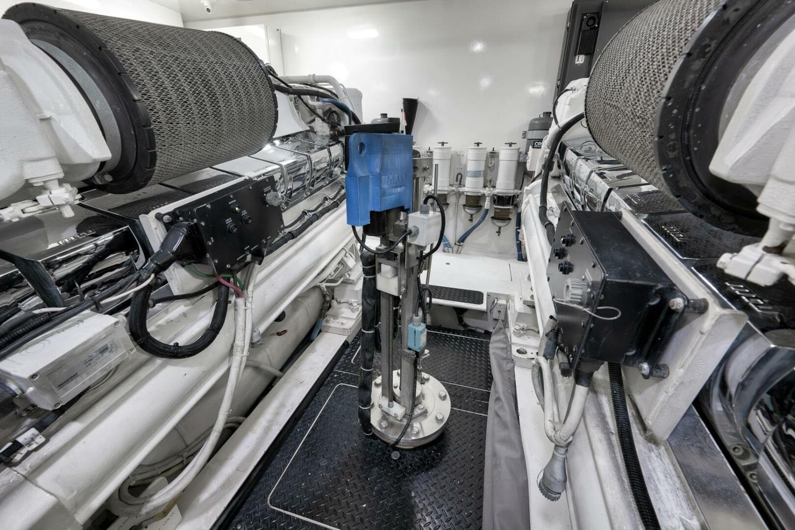 2011 Viking 76 Enclosed Bridge- TEUSEAS- Engine Room