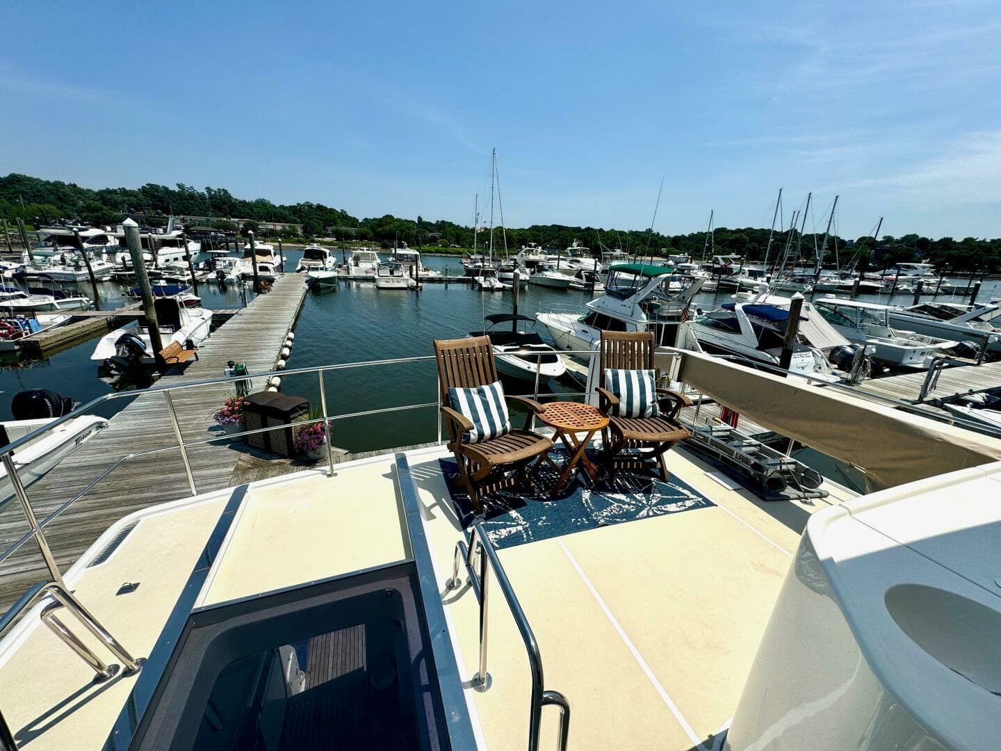 Flybridge Tender Deck