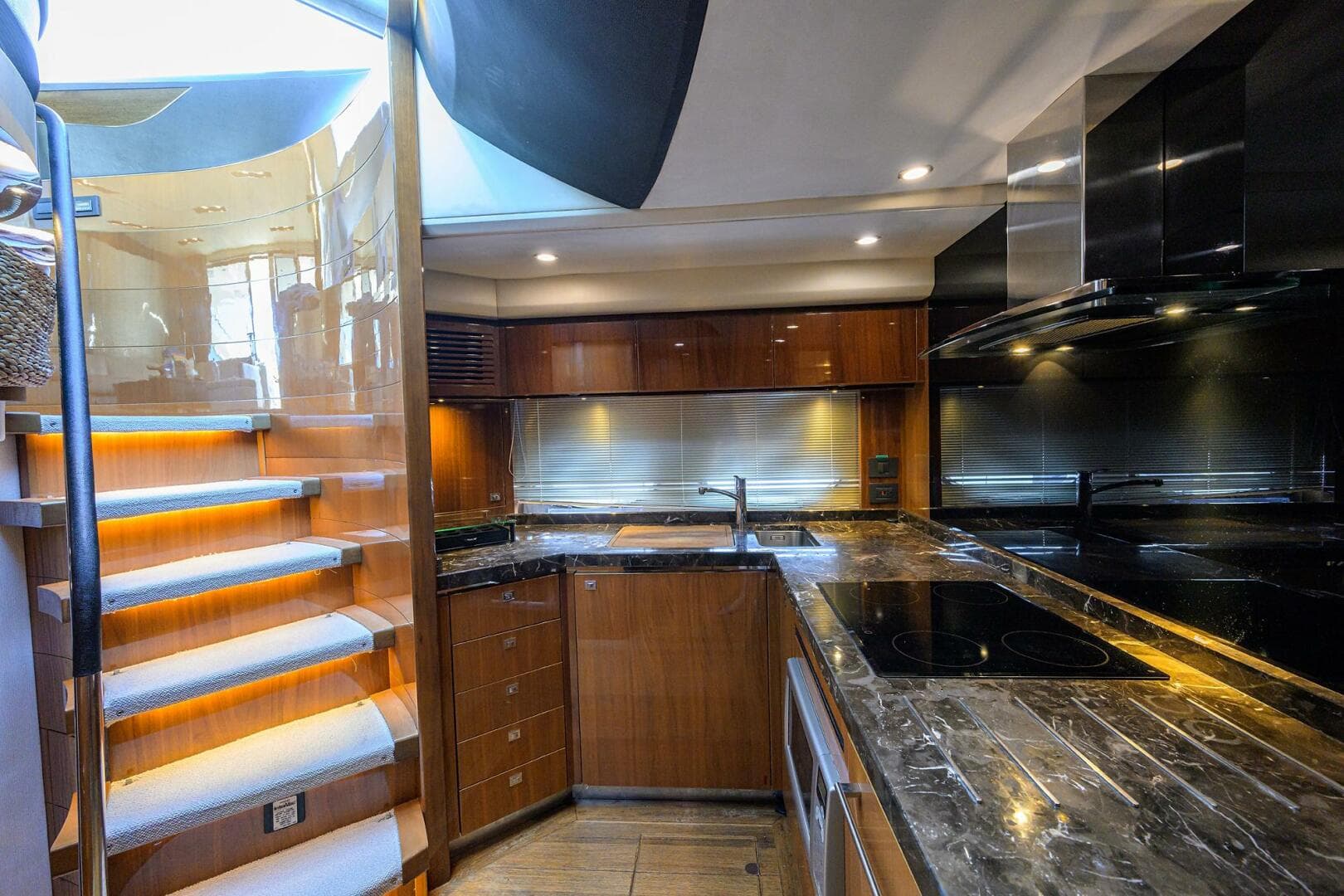 Princess 72 Joint Credit II - Interior Galley