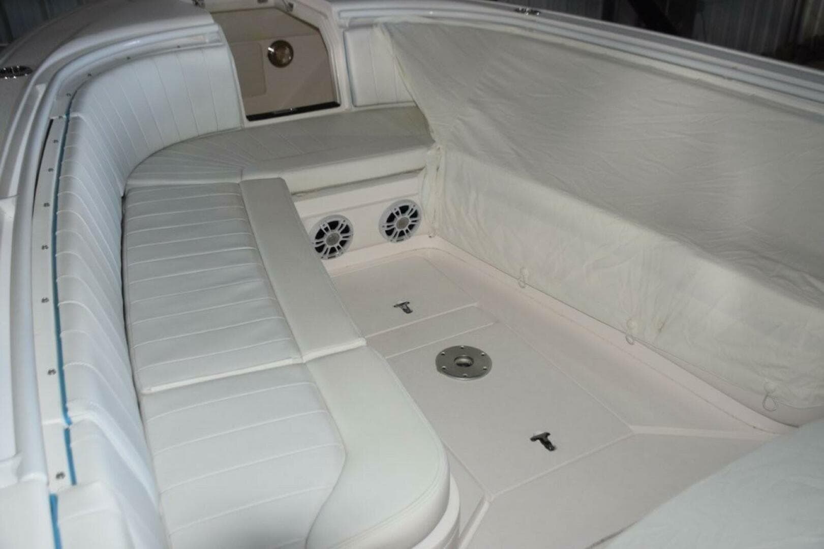 Forward Storage Hatch Is Centerline Between Forward Seating And Anchor Locker