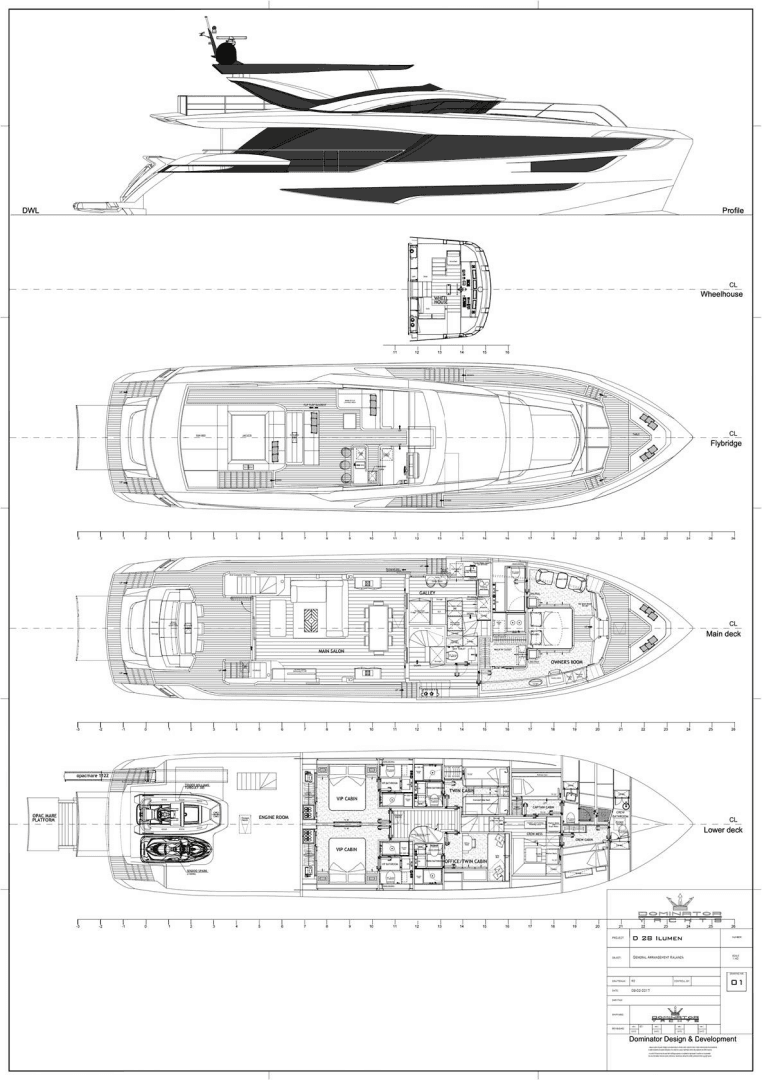 2018 Dominator Yachts Dominator Ilumen